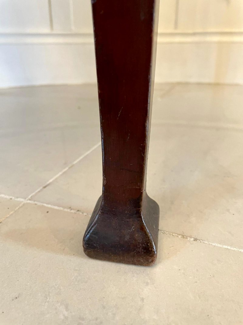 Unusual Antique Victoria Carved Mahogany Armchair - Image 8